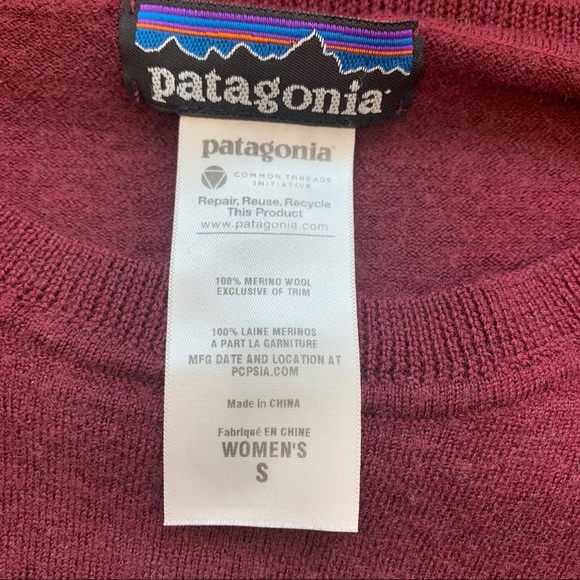 SOLD Patagonia women’s Merino wool sweater size small - Picture 6 of 8